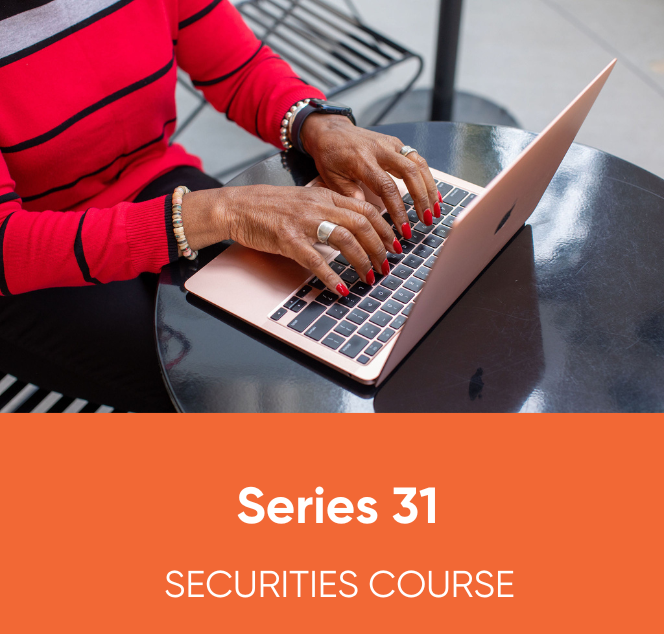 Series 31 securities prelicensing program