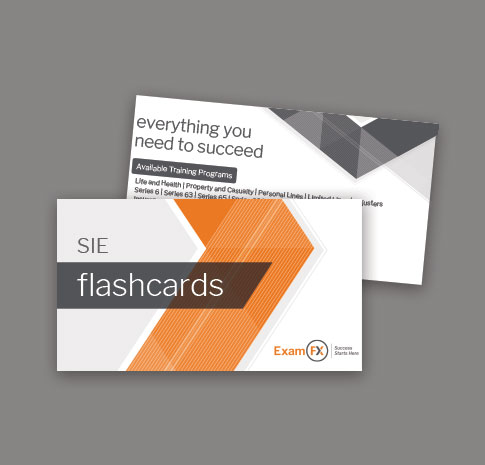 SIE program flash cards